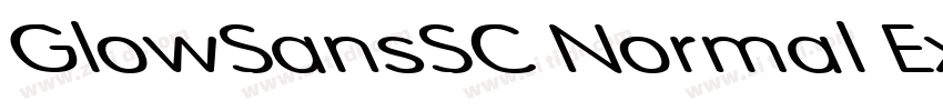 GlowSansSC Normal Ex字体转换